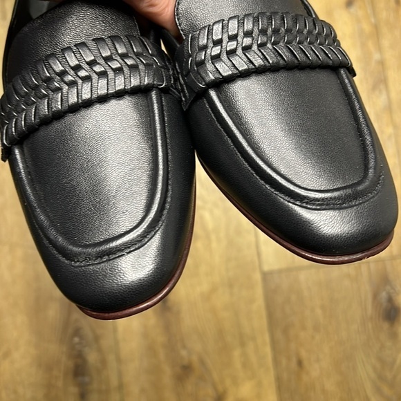 Veronica Beard Arlie Black Leather Loafers Size 7M - Picture 5 of 8